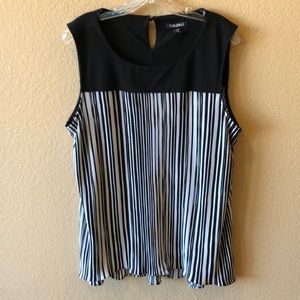 Roz and Ali Sleeveless Top 1X